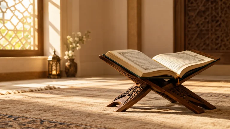 Open Quran representing the last Surah of the Quran, Surah An-Nas.
