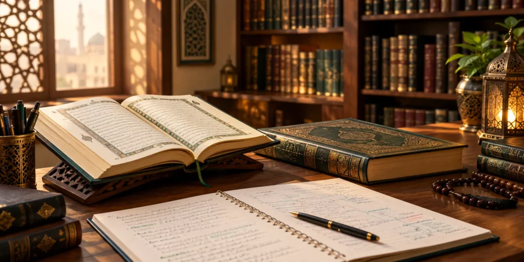 Studying Surah Al-Baqarah with Quran translation and tafsir