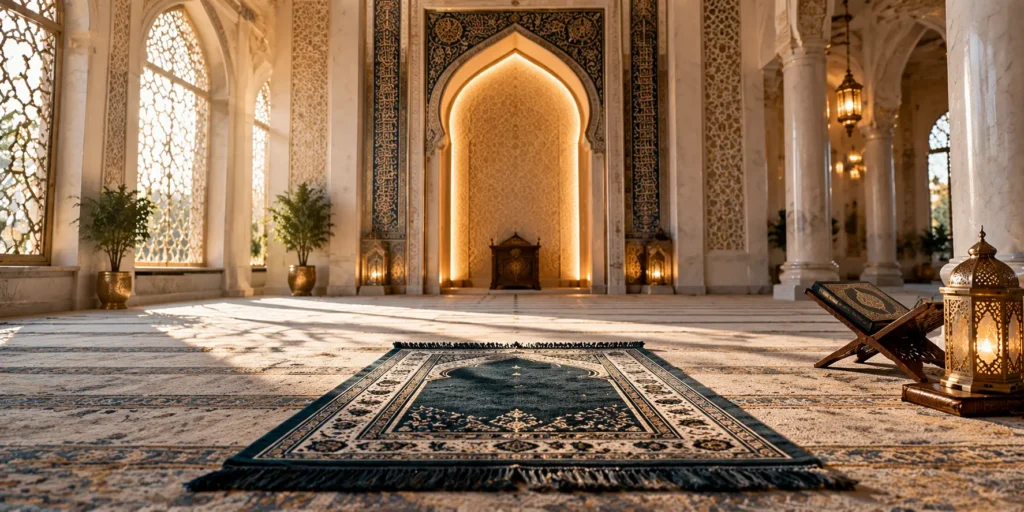 Prayer space representing the importance of Surah Al-Fatiha in Salah