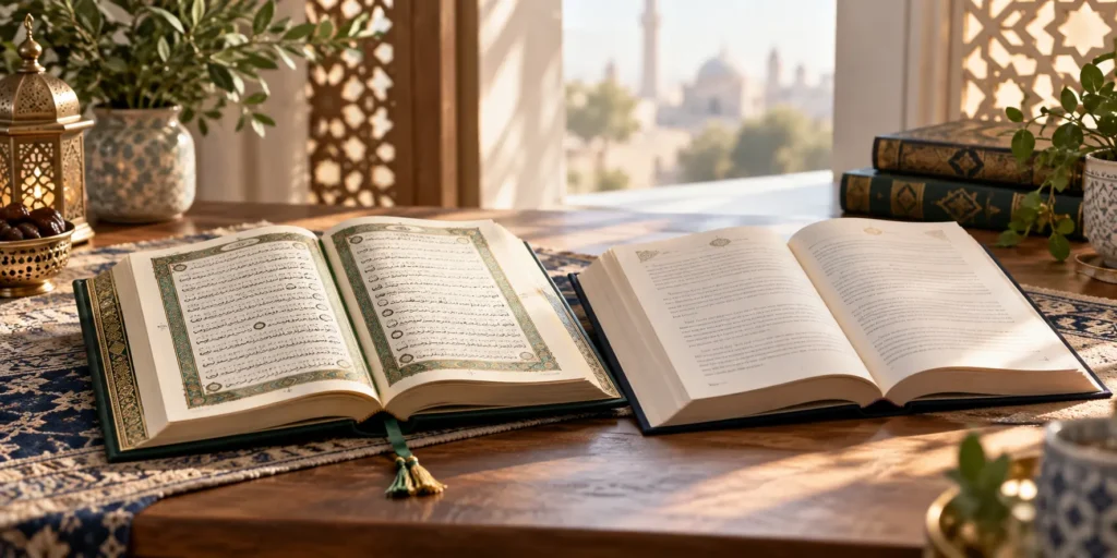 Reading Surah Ya Sin in English beside the Arabic Quran